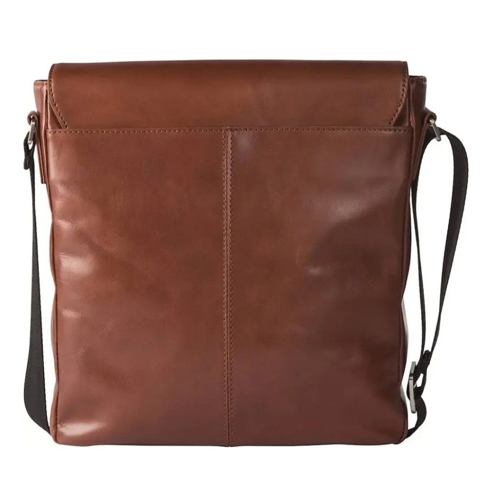 Blackbook Travel Co. Banner Messenger Bag In Cognac - Picture 2 of 15